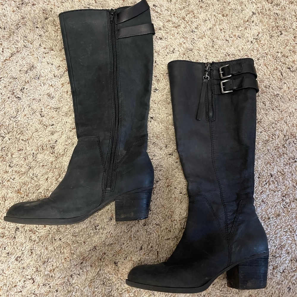 Aldo gunmetal gray boots. Size 8.5
